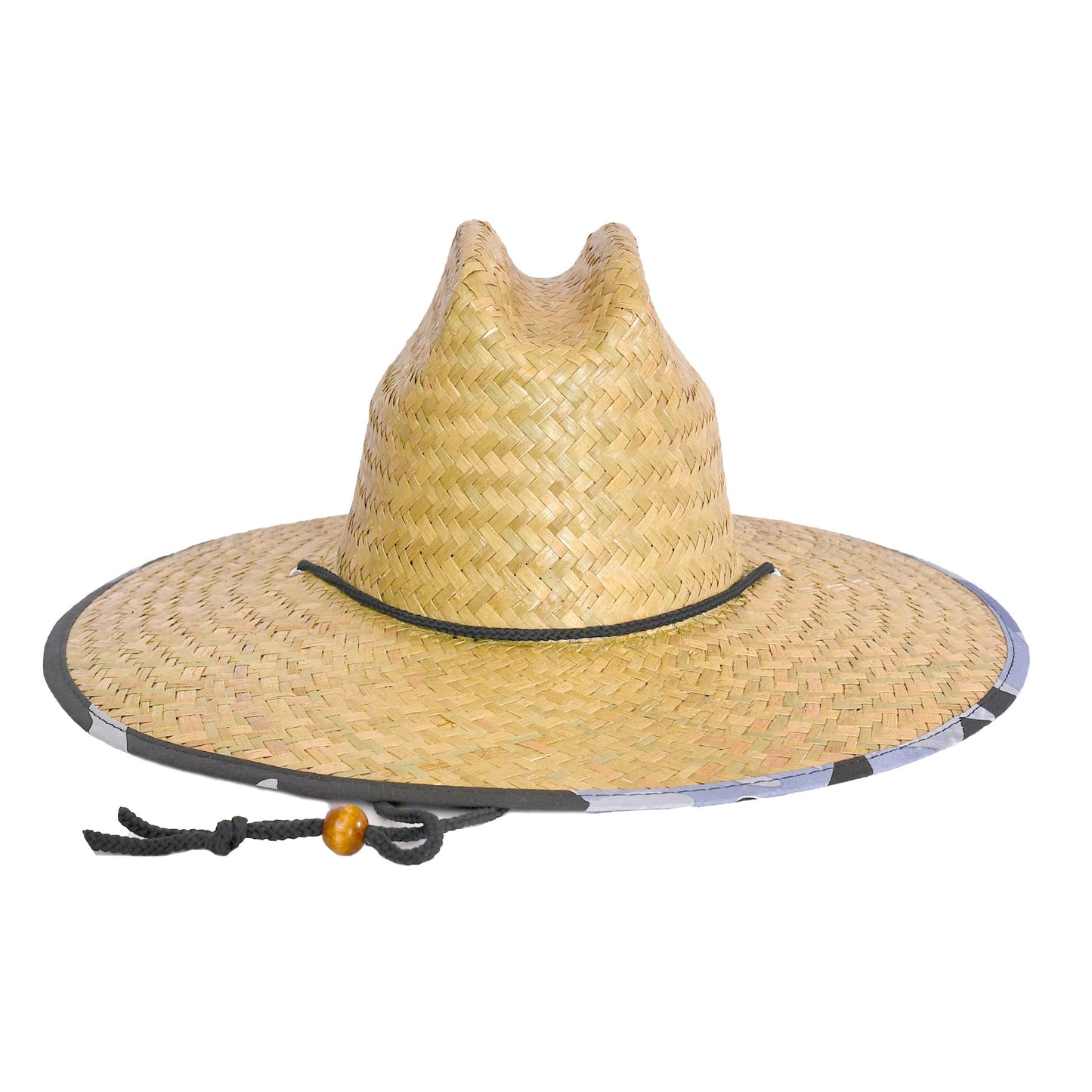 Lifeguard Straw Hats with Arctic Camo Lining