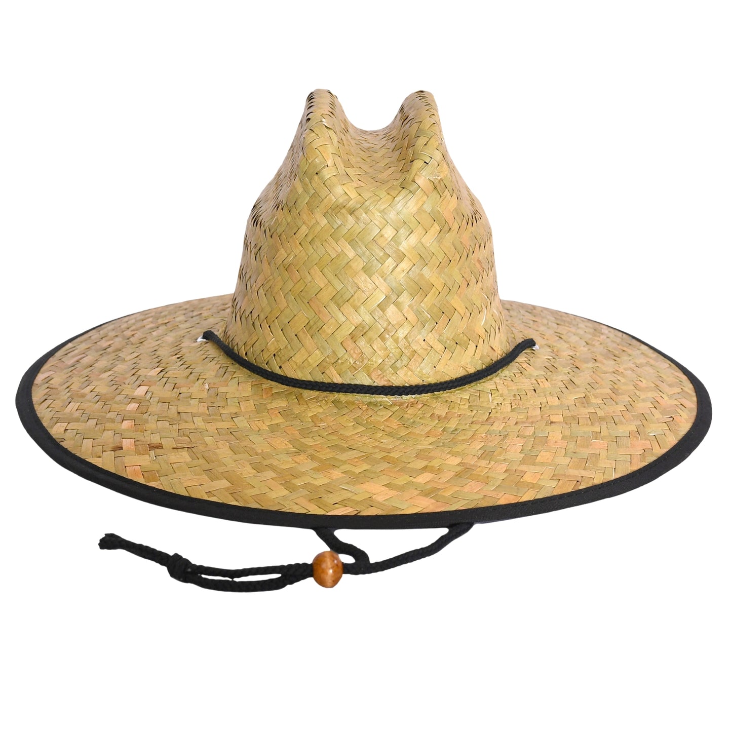 48 PCS Lifeguard Straw Hats with Solid Black Lining (MSRP $14.99)