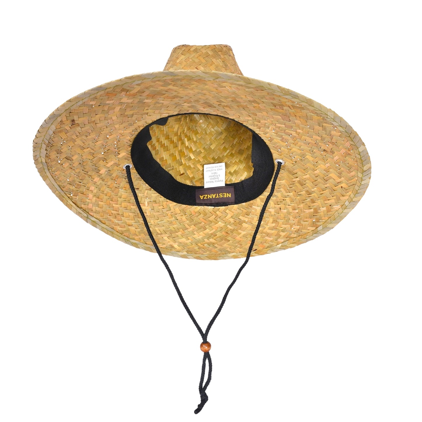 60 PCS Lifeguard Straw Hats Natural (MSRP $9.99)