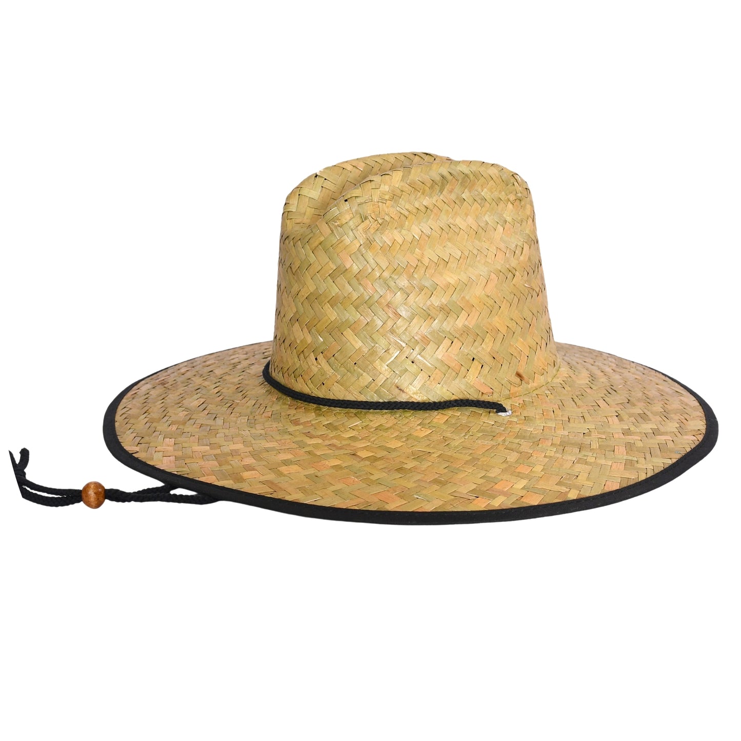 48 PCS Lifeguard Straw Hats with Solid Black Lining (MSRP $14.99)